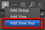 8.1.5 Add A View Tour 1.Click on Add View Tour. 2. In View Tour Settings, on the left, there are the hierarchy of available views.
