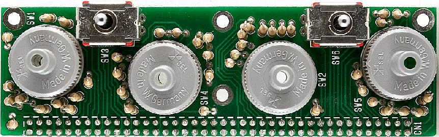 They must sit flat on the PCB. Press firmly the switch on the PCB and solder two opposite pins (housing).