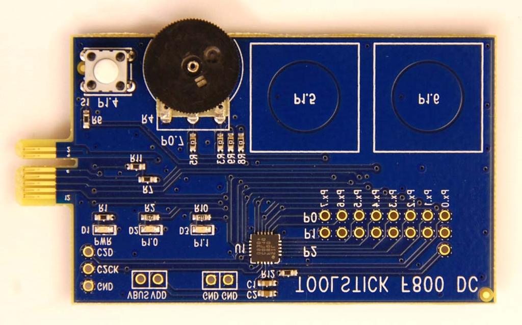 2. Contents The ToolStick-F800DC kit contains the ToolStick C8051F800 Daughter Card. A ToolStick daughter card requires a ToolStick Base Adapter to communicate with the PC.