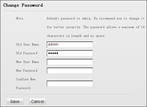 name and password in Old