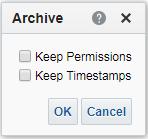 You can leave this box unchecked To save information such as time created, last modified, and last accessed.