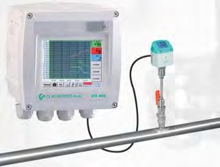 With the new ready for plug-in flow measurement DS 400 the current flow in m³/h, l/min etc. as well as the consumption in m³ or l can be measured.