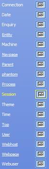 Add Session Data Elements Session Data The Session Data button will give you additional fields that you may find useful to include on your report.