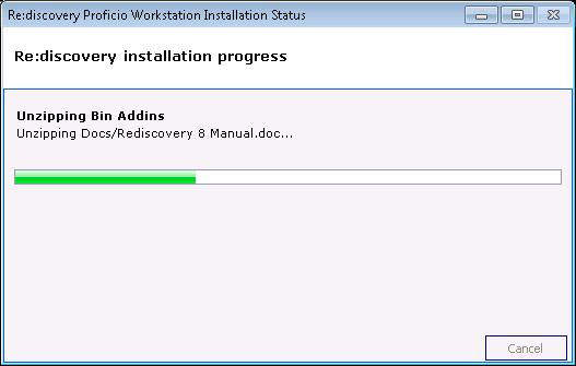 Click Install. Please wait while the Workstation installs. This may take 3-5 minutes to complete, depending on the speed of your computer. Be patient and it will complete.