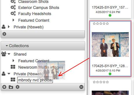 2. ADDING TO & EDITING COLLECTIONS Select