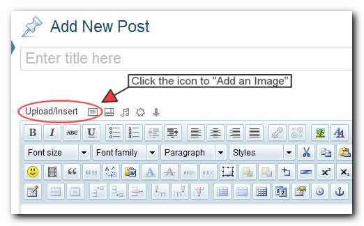 6. Adding an Image to a Post or Page A picture is worth a thousand words.