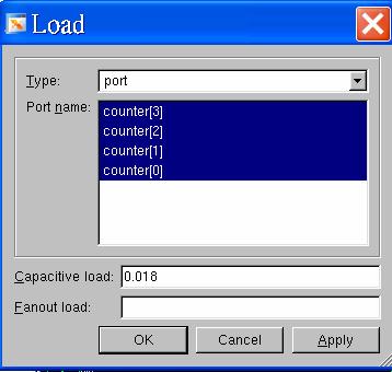 Setting Output Loading Also can be set using