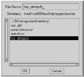 Execute Script File Execute dc_shell command