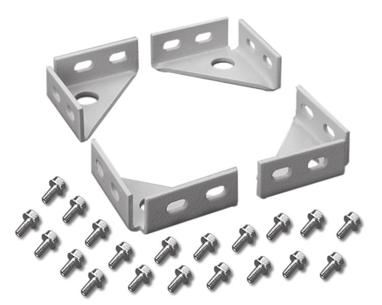 Item number PLM12 Description Post-type Levelers CASTER KIT A set of four casters (two locking, two non-locking) that mount directly to the bottom of a PROLINE frame, 100 mm Solid Base.