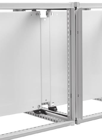 PROLINE Internal Components JOINING MOUNTING PLATE Provides a continuous panel surface in multiple-bay enclosures. The joining mounting plate is inserted between mounting plate of equal height.