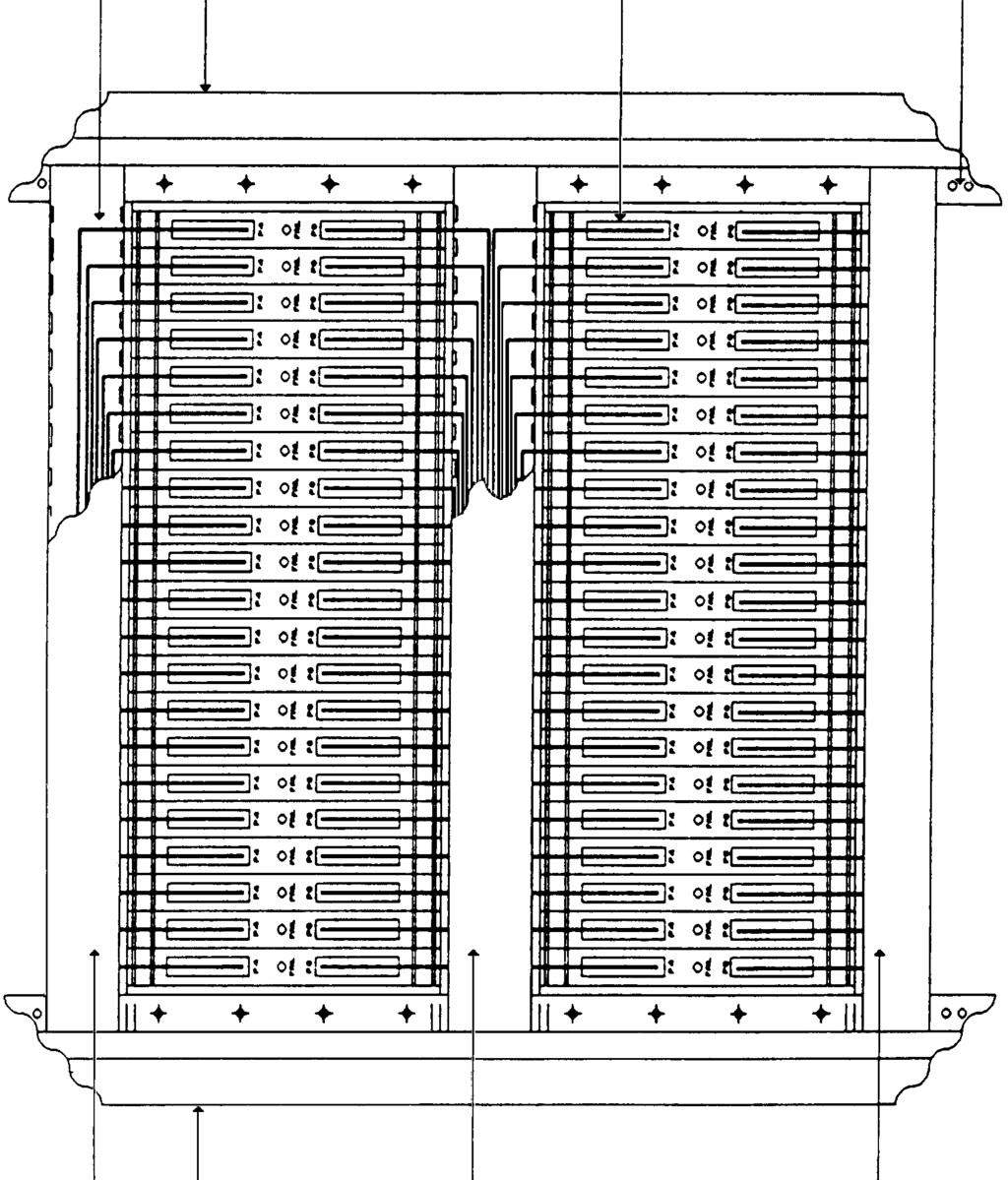 Figure 1-1: Example Transition Panel Installation 000-64-001 BT01 or BT02 Figure 1-2: I/O Subsystem: Front View CABLE TRAY FLAT CABLE CABINET