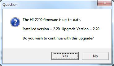 display a warning before letting you proceed with the firmware installation.