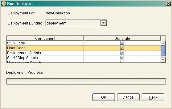 Artix Deployment Tools Artix Deployer When you have created your deployment profile and bundle, you can then use the Run Deployer dialog to deploy your WSDL collection.