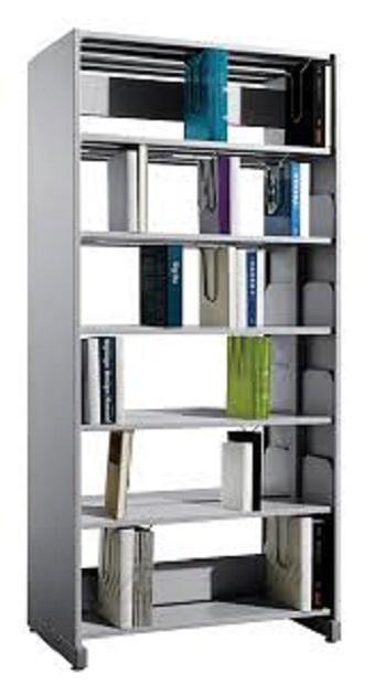 Code : GY-623 Size : 1980(H) x 520(D) x 1822(W)mm c/w 12 pcs of Adjustable Shelves @ Each Bay Colour : Beige OR Light Grey Library Double Sided Rack c/w Panel Code : GY-607 Size : 1980(H) x 520(D) x