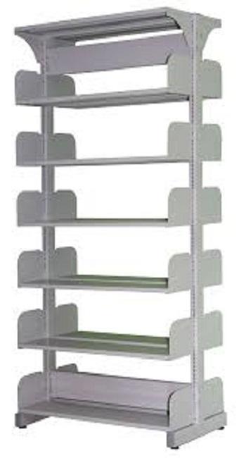 Library Single Sided Rack (2 Bays in 1 Row) Code : GY-621 Size : 1980(H) x 320(D) x 1822(W)mm c/w 6 pcs of Adjustable Shelves @ Each Bay Colour : Beige OR