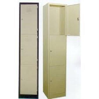 3 Compartment Steel Locker S114/3 : Size : 1828(H) x 381(D) x 381(W)mm S114/3S : Size : 1828(H) x