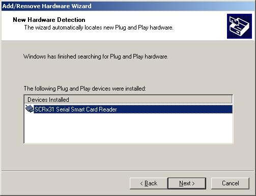 When InstallShield is ready the following window appears: Select the Card Encoder and click Next Click Finish to finish and close the wizard Figure 7 InstallShield Wizard Completed window Select the