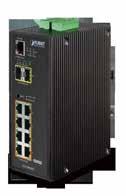 8-Port Gigabit 802.3af Switch,, is equipped with rugged IP30 metal case for stable operation in heavy Industrial demanding environments.