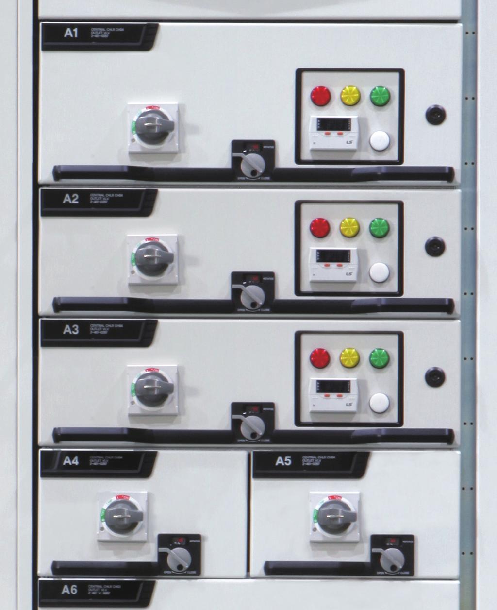 Control Board MCCB Handle Position Interlock Control Board Door Handle Position Handle Position Mechanical Status Electrical Status ½, 1 Unit Status Module