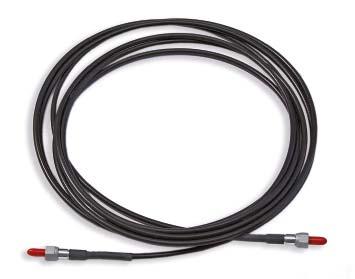 The following accessory components are required. Fiber-optic cable (accessory) With one right-angle end and an SMA connector (subminiature A) for ND or IK.