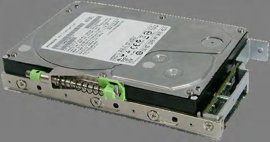 4. Place the brackets on both sides of the disk drive and secure them with screws. 3 screws #6-32 UNC L=5.0mm #6-32 L=4.