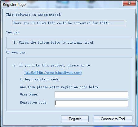Then you will get the registration code of the software by email.