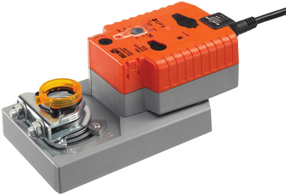 echnical data sheet GK24A-MF Parameterisable SuperCap rotary actuator with emergency control function and extended functionalities for adjusting dampers in technical building installations and in