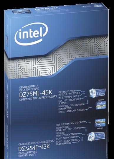 Supports the 2 nd and 3 rd generation Intel Core processors in the LGA1155 package Once again with the introduction of the Intel Desktop Board DZ75ML-45K Intel is offering a great board at a very