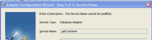 Oracle Applications. Drag & drop a Parter Link and name it Oracle CDH.