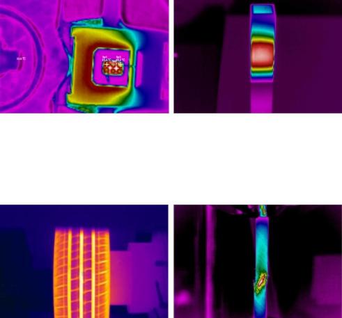 Typical Applications Electronics Industry Unpacked Chip Internal Temperature Distribution Inspection Test Difficulty: Single thermal image is not enough for most electronic thermal distribution
