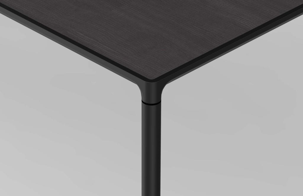 Premium Table tops and edge Materials and Colours Our Line Table tops are made from HPL with a durable Reef edge and our table legs are available in complementary colours.