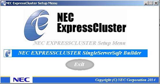 Select NEC ExpressCluster SingleServerSafe Accessories. 5.