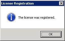 In the License File Specification dialog box, select the license file to be registered and then click Open. 5.
