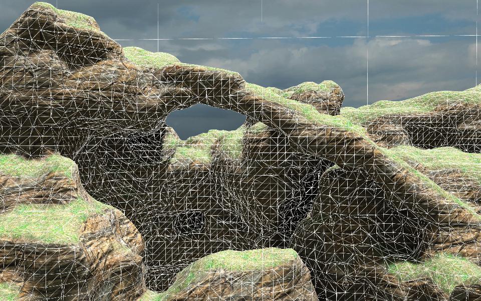 Terrain Representations - Voxels The 3D extension of a pixel Cliffs and caves are possible and common Rendered using raycasting or triangulated using