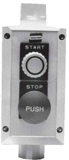 pilot lights are used: To visually indicate at a remote location that the desired function is being performed Optional maintained stop pushbutton(s) are used: As emergency or normal stop button(s) in
