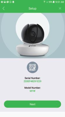 Zencam cameras only operate on a 2.4 GHz network. Please ensure your mobile device is connected to a 2.