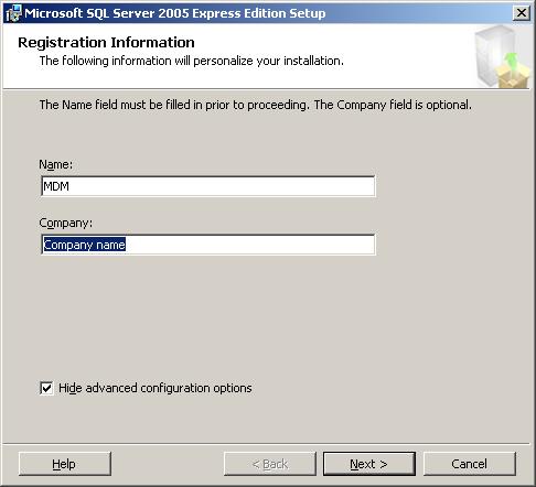 Installation guide 3. Start the Microsoft SQL Server installation.