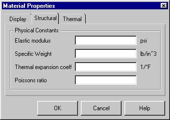Click OK to put your changes into effect and exit the Material Properties dialog box.