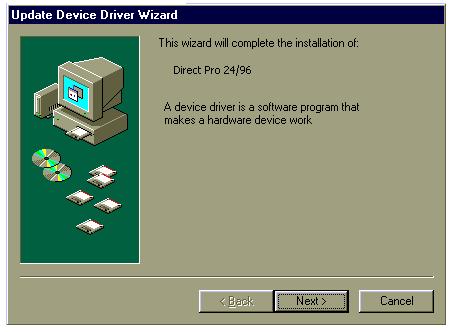 Windows 98 Hardware Setup WINDOWS 98 HARDWARE SETUP 1. When Windows restarts, it should automatically detect the card you installed.