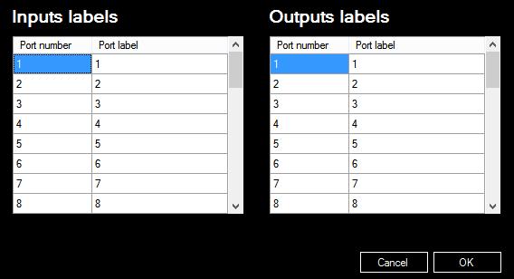 Map MIDI Ins/Outs command from Options menu opens the Settings window shown above. Inside you can map physical or virtual MIDI ports to ports used by MIDI PATCHBAY EXTENDED.