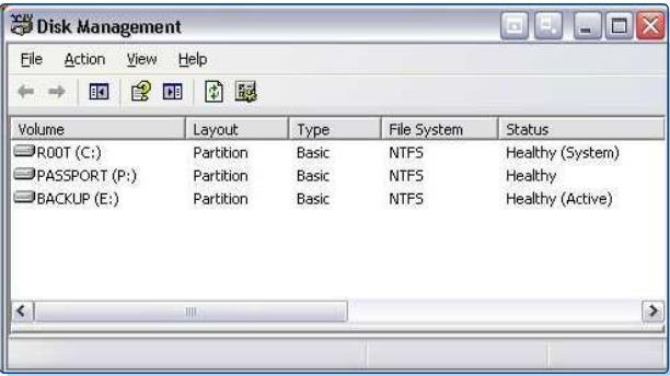 Create, view, and manage disks, directories, and files Drive Status The Disk Management utility displays the status of each disk, as shown in Figure 2.
