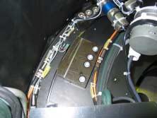 The HEIDENHAIN ERA tape encoder (UB2) provides pulses for the positioning control loop. For initialization (reference) of the axis an inductive sensor (BB222) was installed. Drives Fig. 5.4_38.