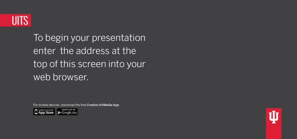1 Initial Setup Present Anything Without Wires Bring your own device to a meeting or collaboration session and share your content through the big screen without hooking up any wires.