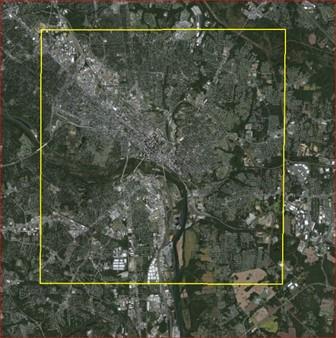 Sequestered Testing City Area (km²) / Number of Tiles