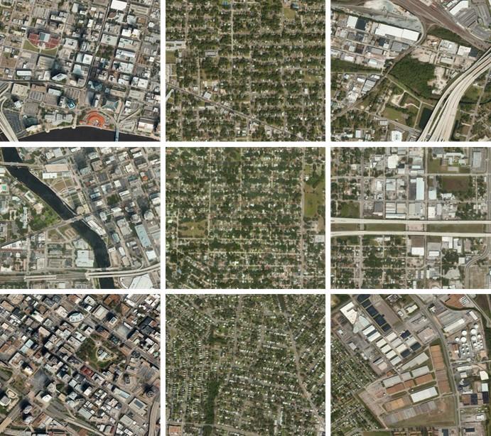 Example 1km Tiles in Challenge Data Set Urban / Downtown Residential Commercial / Residential Mix