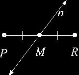 Segment Bisector A segment, line, or ray that intersects a