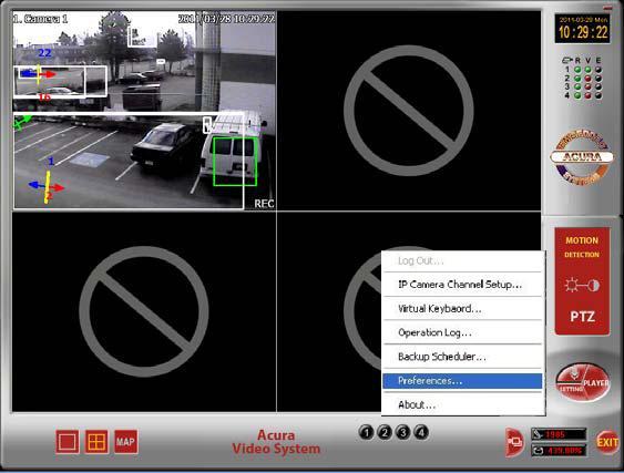 How to use Motion Detection As a wide application surveillance system, there are many useful camera detective features in AcuVision as follows.