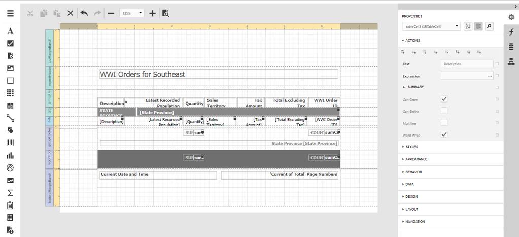 Using the built-in Designers The application comes with two built-in designers you can use to design your reports and dashboards. These designers are intuitive and easy to use.