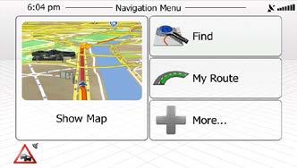 2.3 Map screen 2.3.1 Navigating on the map The Map screen is the most frequently used screen of the software.