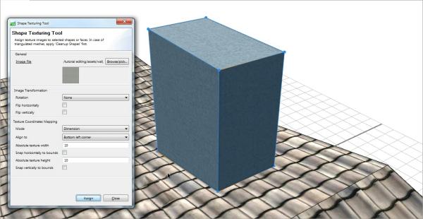 Browse for the concrete texture, use dimensions with 10.